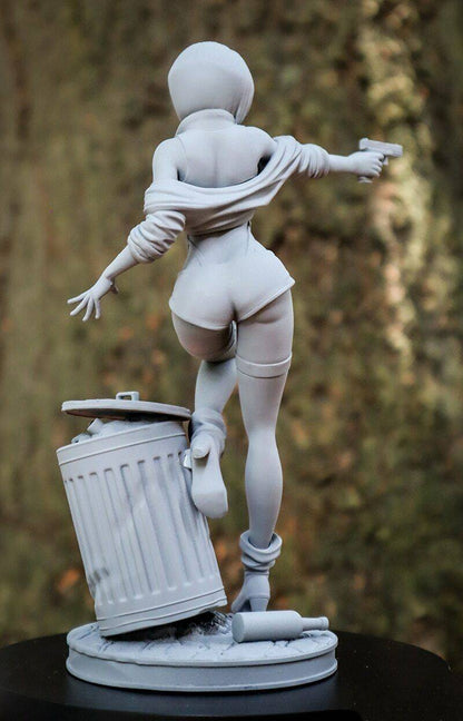 1/6 300mm 3D Print Model Kit Beautiful Girl Woman Robber Unpainted - Model-Fan-Store