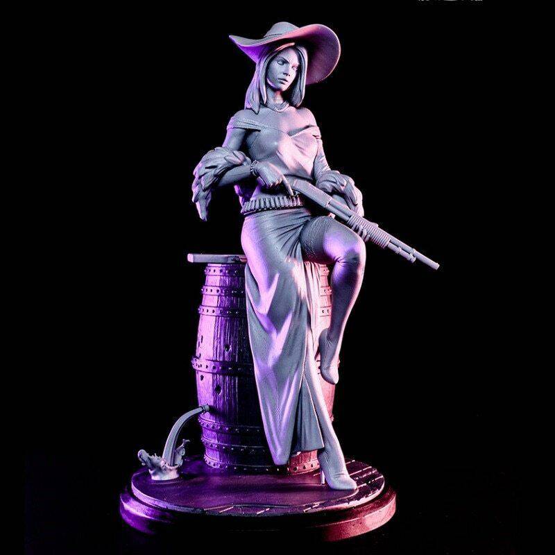 1/6 310mm 3D Print Model Kit Beautiful Girl Woman Pirate Shooter Unpainted - Model-Fan-Store