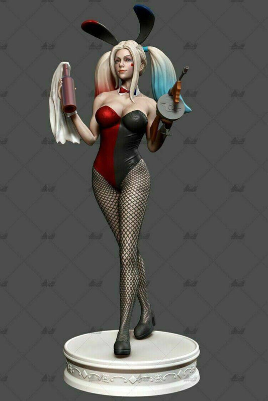 1/6 310mm 3D Print Superhero Model Kit Sey Girl Harley Quinn Unpainted - Model-Fan-Store