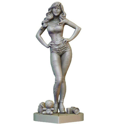 1/6 310mm 3D Print Superhero Model Kit Spider-Girl Beautiful Girl Unpainted - Model-Fan-Store