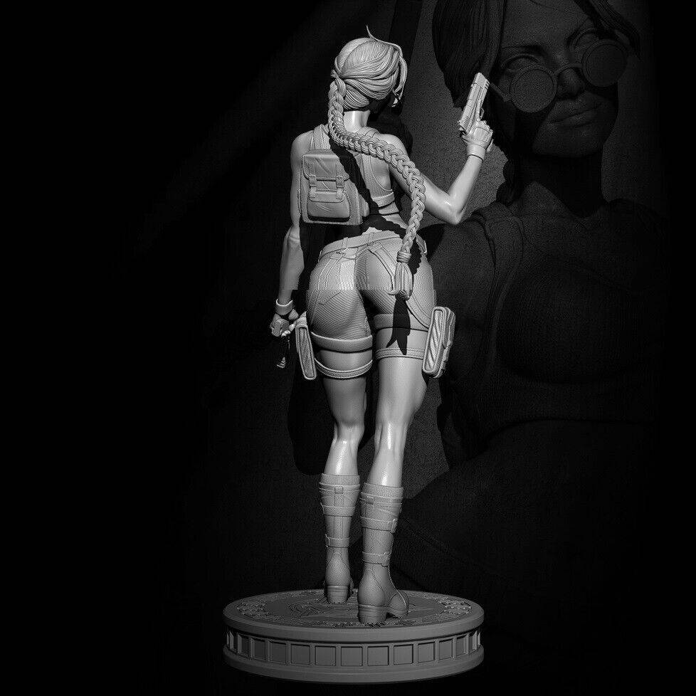 1/6 320mm 3D Print Model Kit Beautiful Girl Woman Tomb Raider Unpainted - Model-Fan-Store