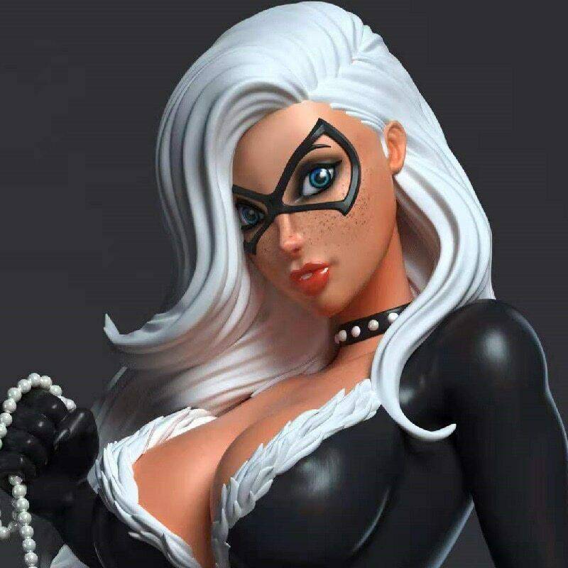 1/6 320mm 3D Print Superhero Model Kit Catwoman Beautiful Girl Unpainted - Model-Fan-Store