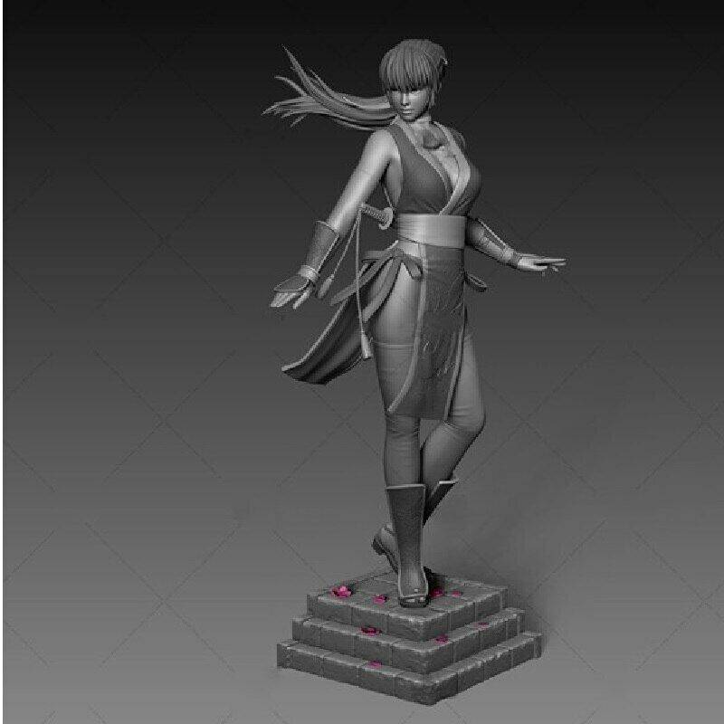 1/6 330mm 3D Print Model Kit Asian Beautiful Girl Woman Fighter Unpainted - Model-Fan-Store