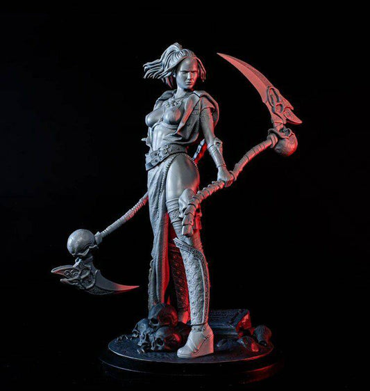 1/6 330mm 3D Print model Kit Beautiful Girl Woman Head Hunter Unpainted - Model-Fan-Store