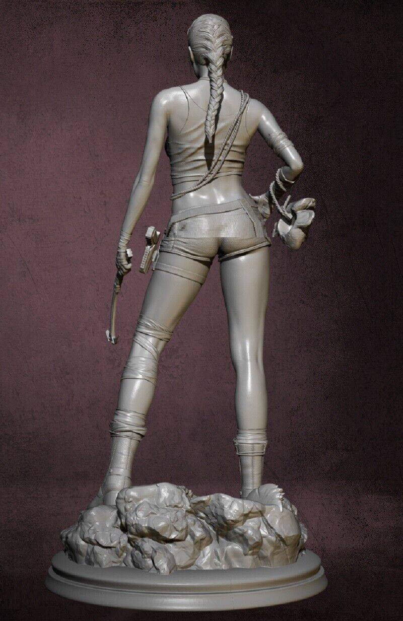 1/6 330mm 3D Print Model Kit Beautiful Girl Woman Tomb Raider Lara Unpainted - Model-Fan-Store