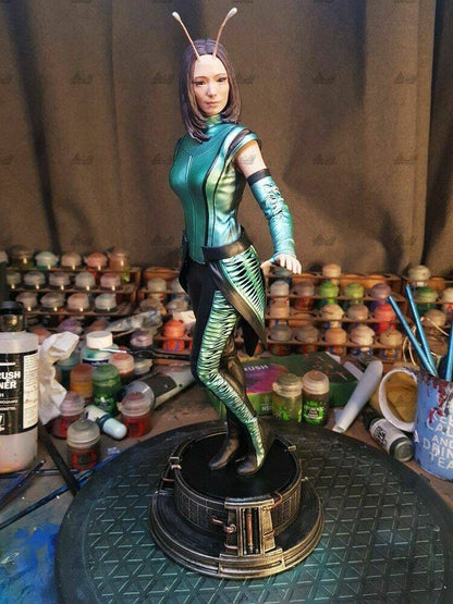 1/6 330mm 3D Print Superhero Model Kit Mantis Movie Beautiful Girl Unpainted - Model-Fan-Store