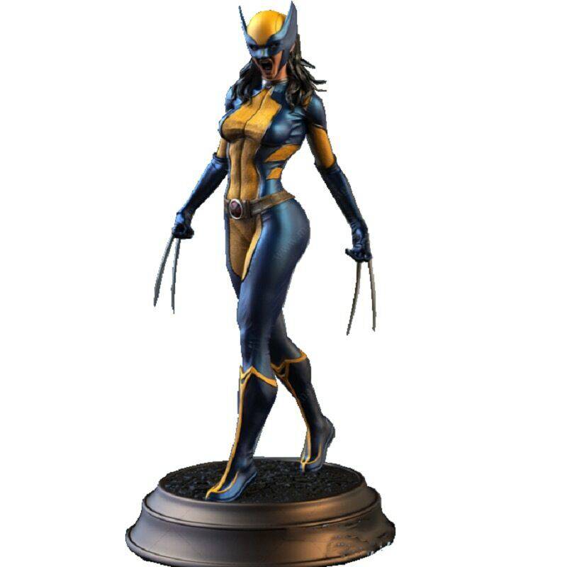 1/6 330mm 3D Print Superhero Model Kit Wolverine Beautiful Girl Unpainted - Model-Fan-Store