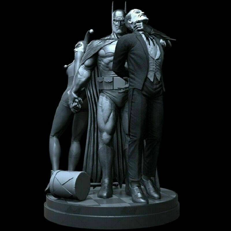 1/6 340mm 3D Print Superhero Model Kit Batman and Joker & Harley Unpainted - Model-Fan-Store