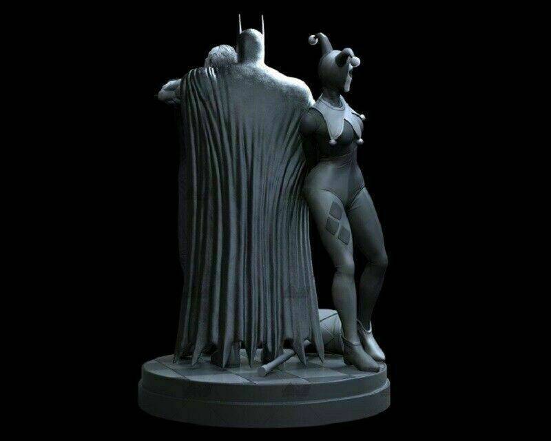 1/6 340mm 3D Print Superhero Model Kit Batman and Joker & Harley Unpainted - Model-Fan-Store