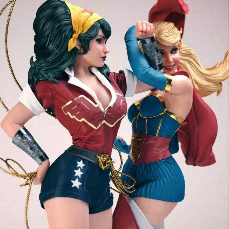 1/6 340mm 3D Print Superhero Model Kit Beautiful Girls Womans Unpainted - Model-Fan-Store