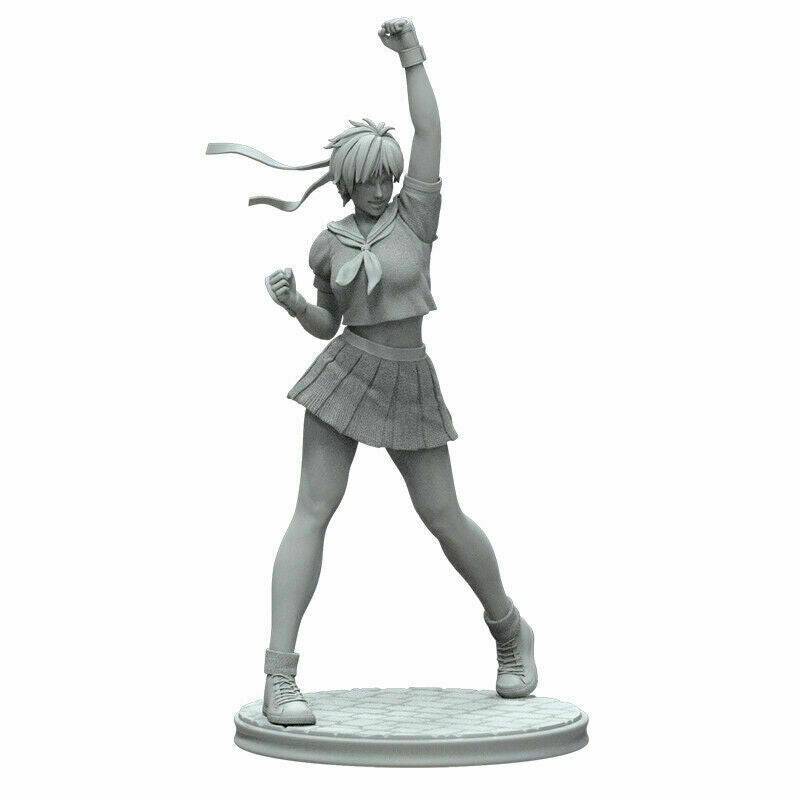 1/6 350mm 3D Print Model Kit Beautiful Girl Woman Fighter Unpainted - Model-Fan-Store