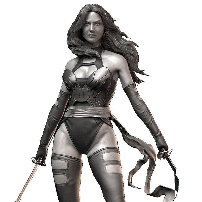 1/6 350mm 3D Print Superhero Model Kit Woman Jean Beautiful Girl Unpainted - Model-Fan-Store