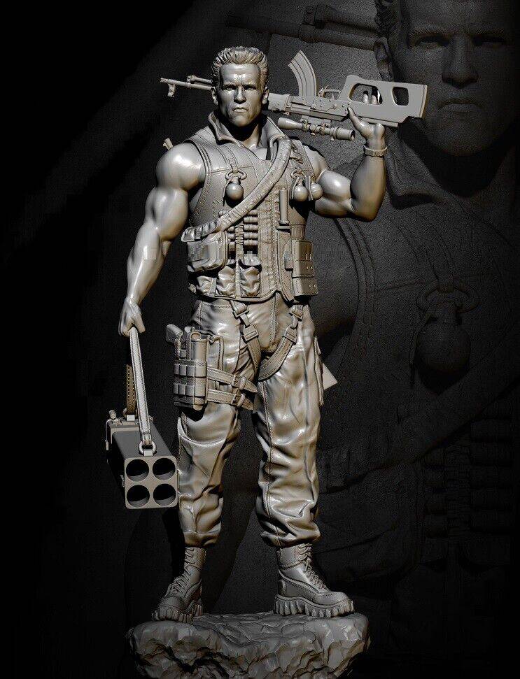 1/6 390mm 3D Print Model Kit Commando Terminator Movie Unpainted - Model-Fan-Store
