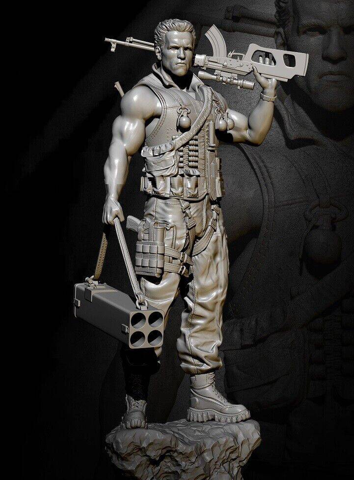 1/6 390mm 3D Print Model Kit Commando Terminator Movie Unpainted ...