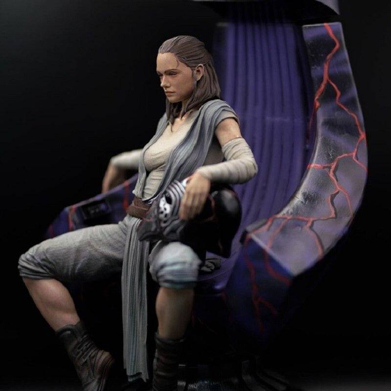 1/8 230mm 3D Print Model Kit Beautiful Girl Star Wars Rey Unpainted - Model-Fan-Store