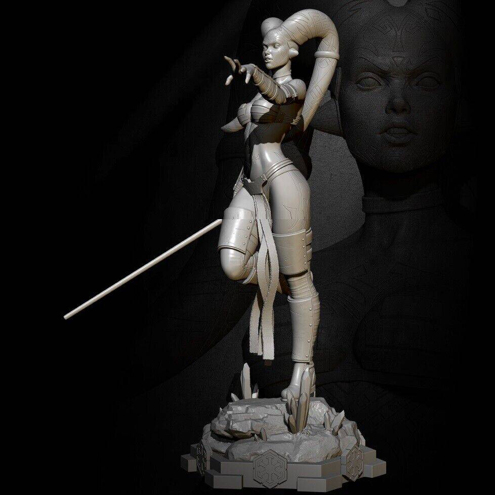 1/8 260mm 3D Print Model Kit Girl Star Wars Night Assassin Movie Unpainted - Model-Fan-Store