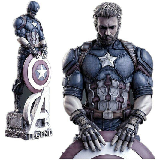 1/8 270mm 3D Print Superhero Model Kit Captain America Unpainted - Model-Fan-Store