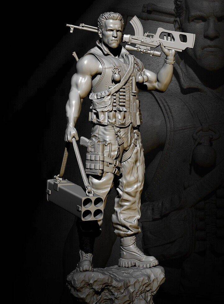 1/8 290mm 3D Print Model Kit Commando Terminator Movie Unpainted - Model-Fan-Store