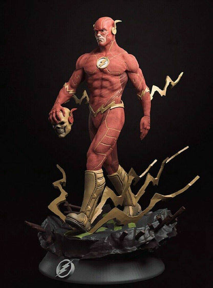 1/8 300mm 3D Print Superhero Model Kit Flash Unpainted - Model-Fan-Store