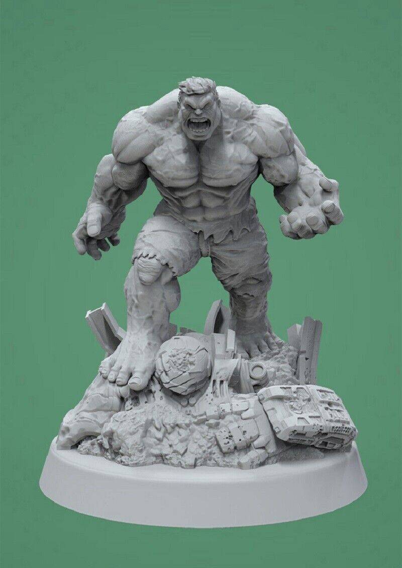 100mm 3D Print Superhero Model Kit Hulk Unpainted - Model-Fan-Store