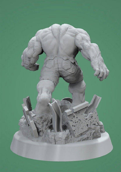 100mm 3D Print Superhero Model Kit Hulk Unpainted - Model-Fan-Store