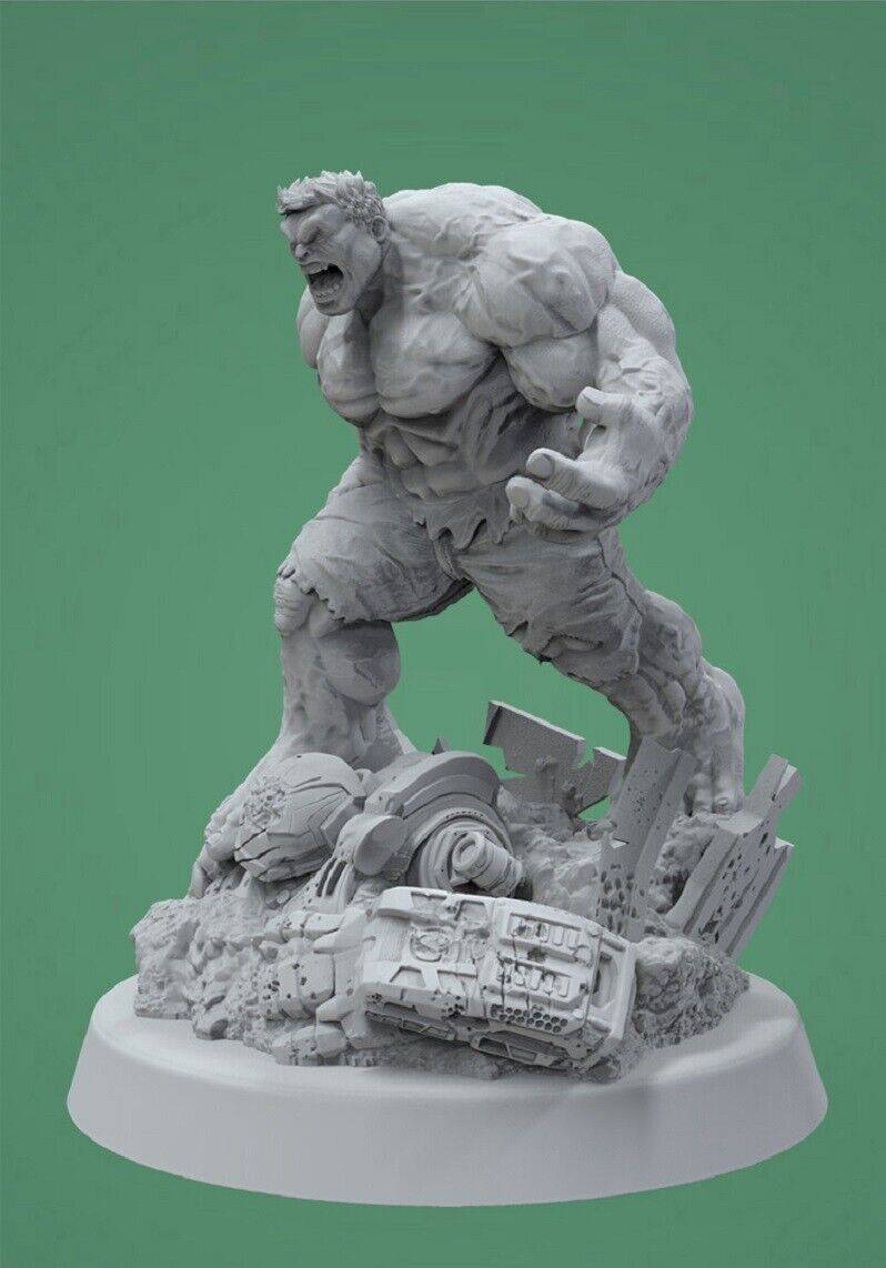 100mm 3D Print Superhero Model Kit Hulk Unpainted - Model-Fan-Store