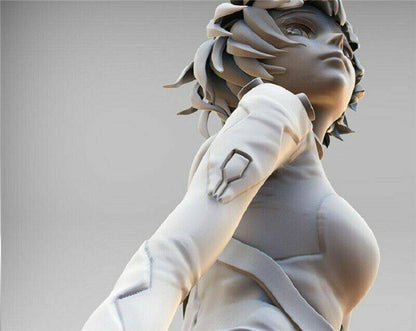 150mm 3D Print Cyberpunk Model Kit Asian Beautiful Girl Unpainted - Model-Fan-Store
