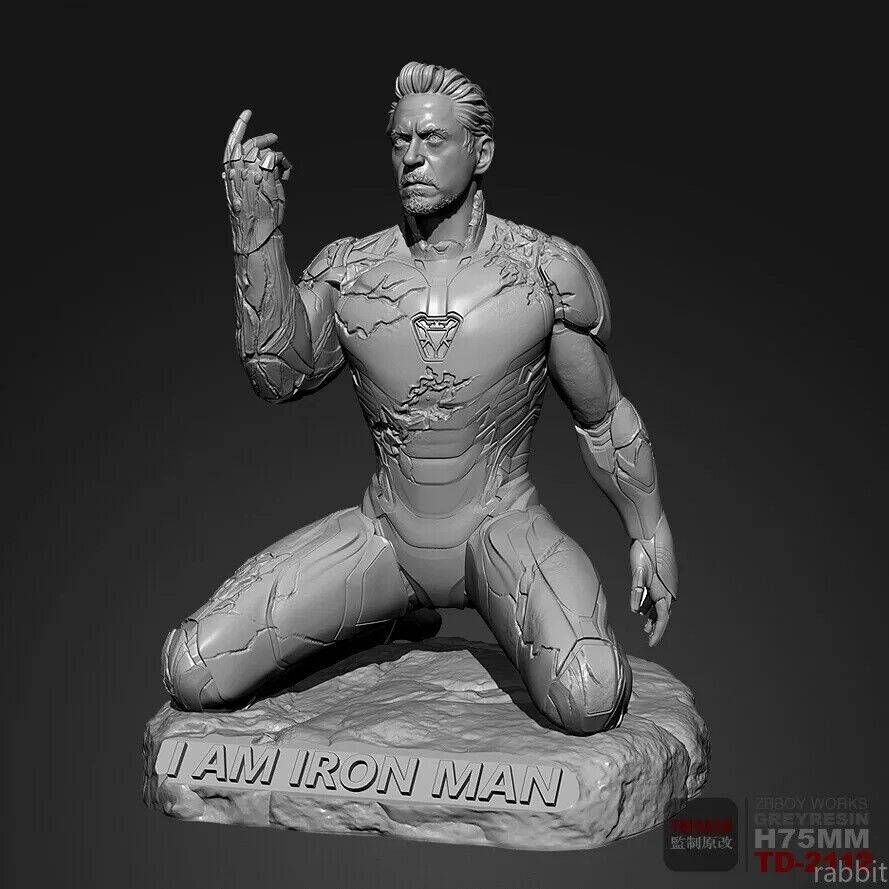180mm 3D Print Superhero Model Kit Iron Man Unpainted - Model-Fan-Store