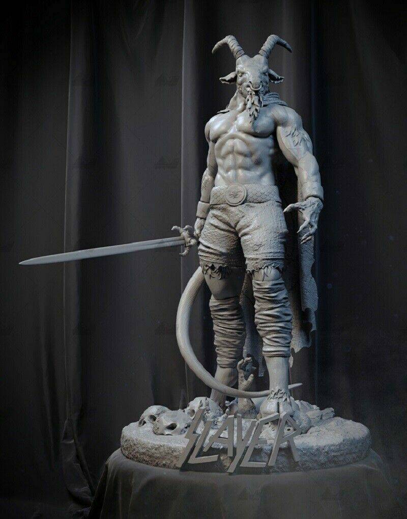 200mm 3D Print Model Kit Warrior Devil Demon Baphomet Unpainted A28 A28 - Model-Fan-Store