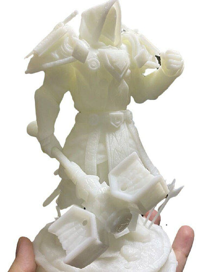 200mm 3D Print Model Kit Warrior Paladin 40K Warcraft Unpainted - Model-Fan-Store