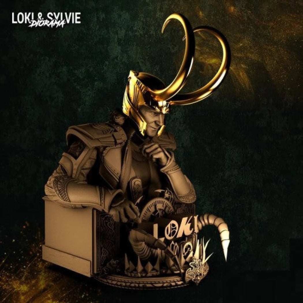 Digital STL Loki Bust