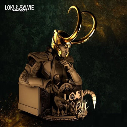 Digital STL Loki Bust