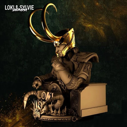 Digital STL Loki Bust