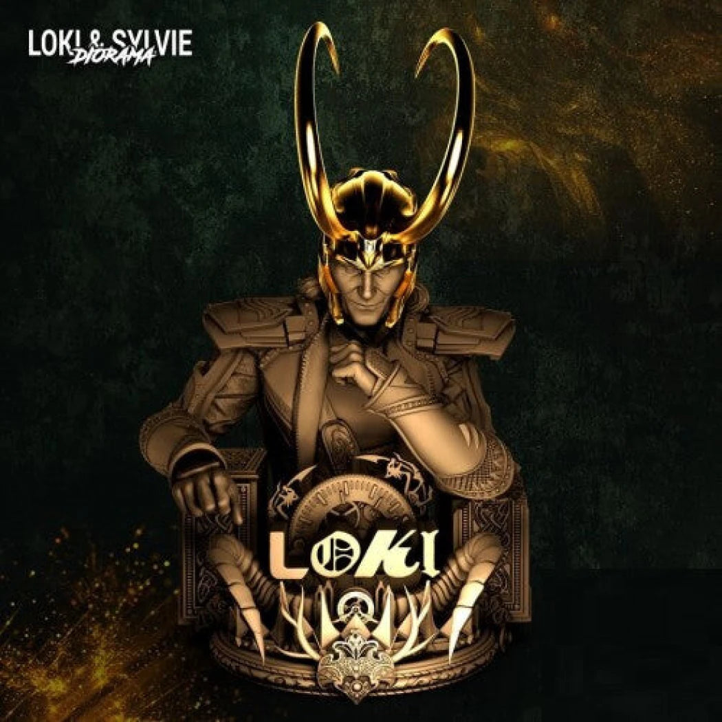 Digital STL Loki Bust