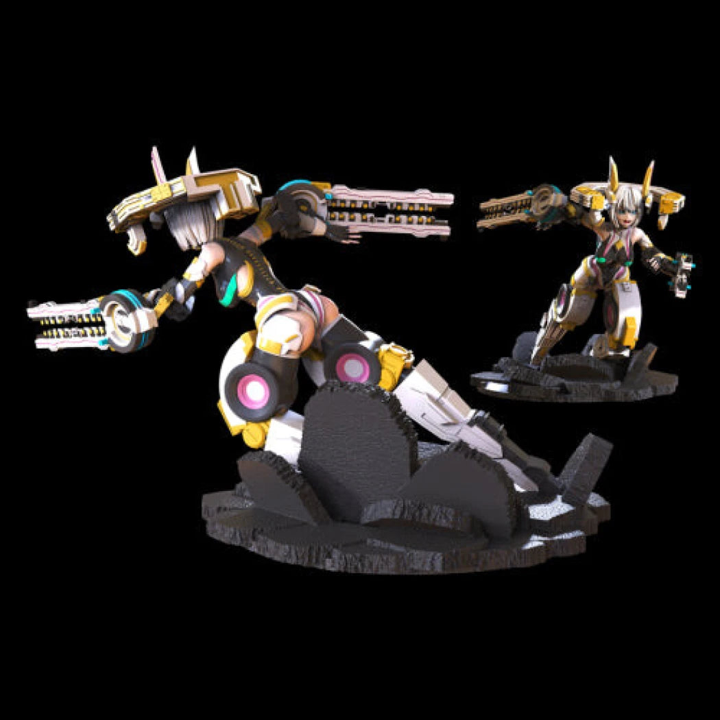 Digital STL Megan Mecha Girls