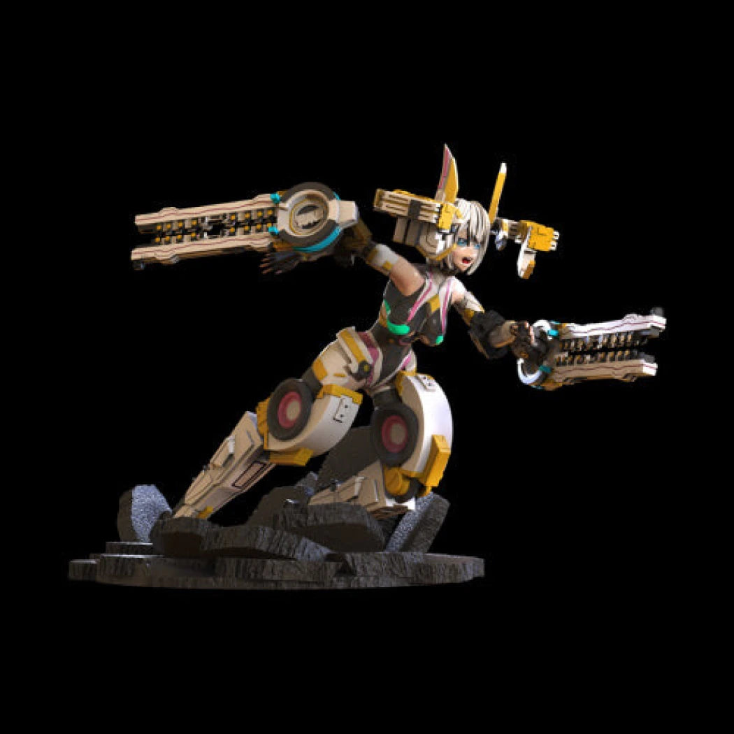 Digital STL Megan Mecha Girls