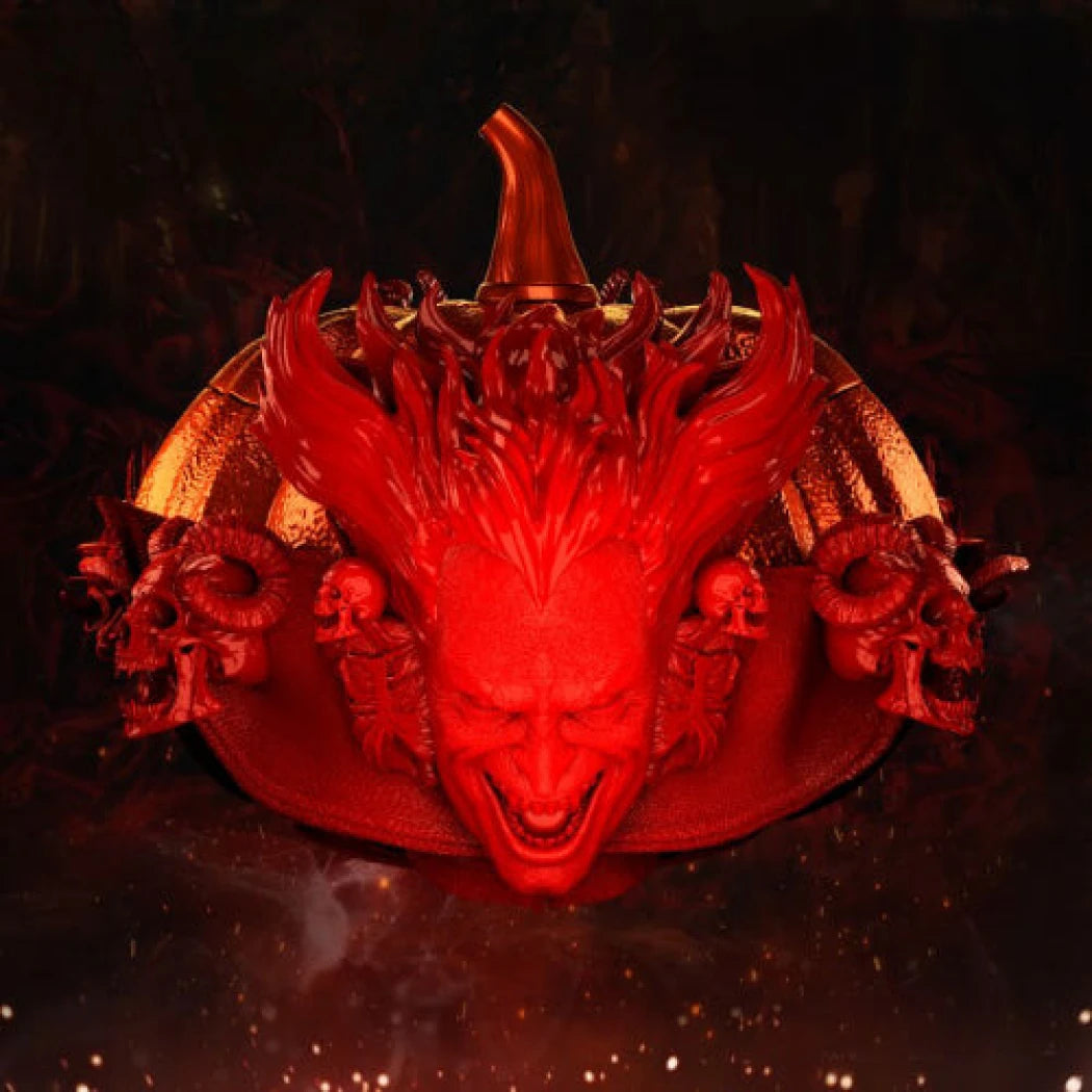 Digital STL Mephisto Pumpkin Halloween