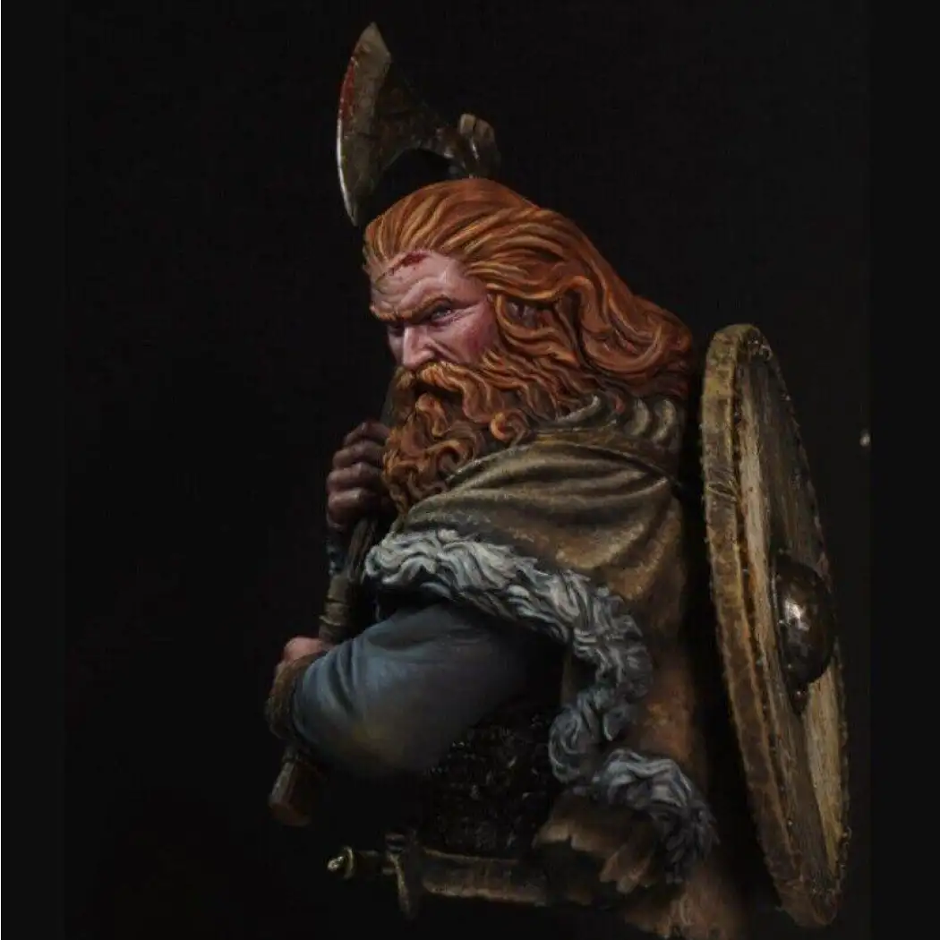 1/10 BUST Resin Model Kit German Barbarian Viking Warrior Unpainted - Model-Fan-Store