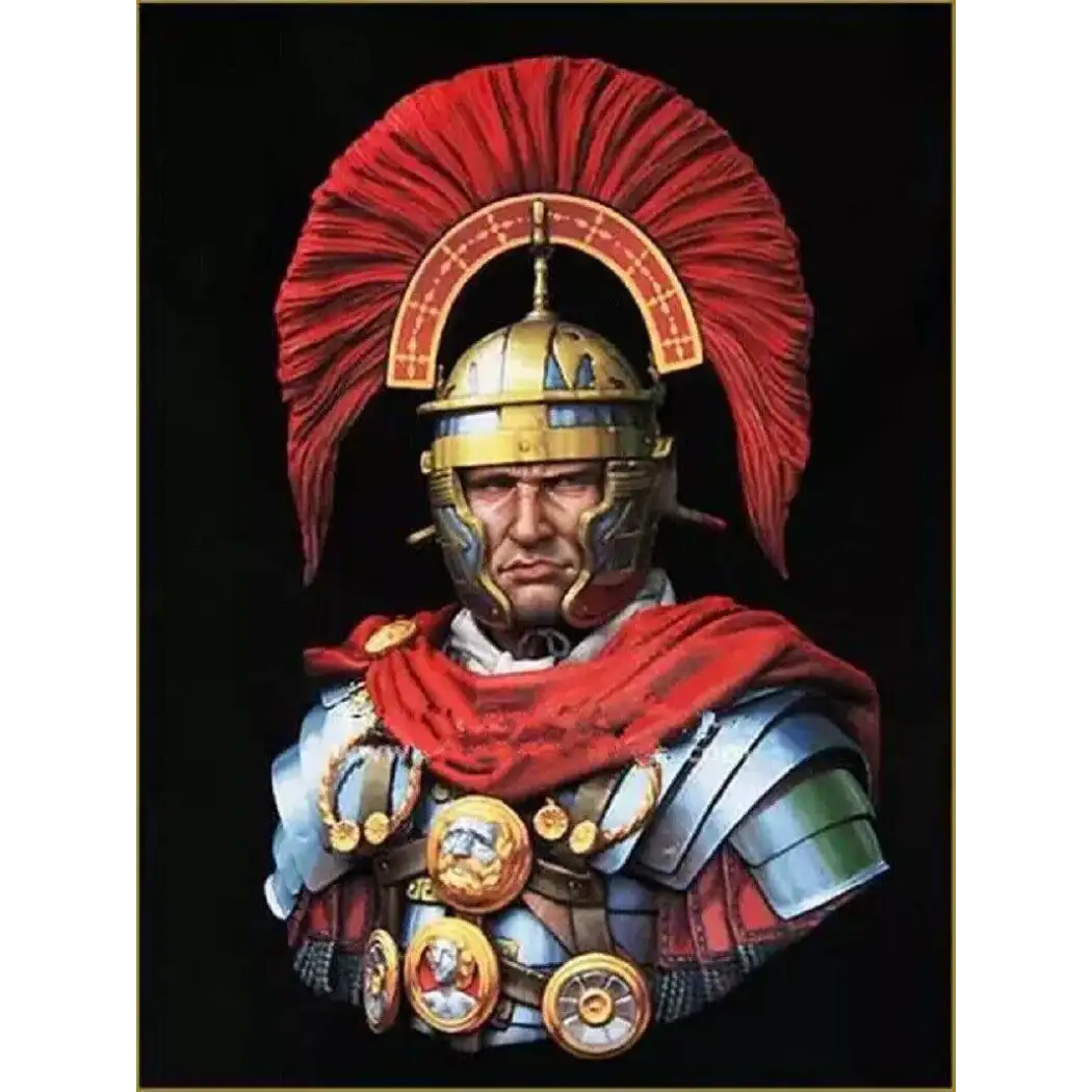 Roman Commader 1/10 BUST Resin Model Kit Roman Centurion Commander Warrior Unpainted ...
