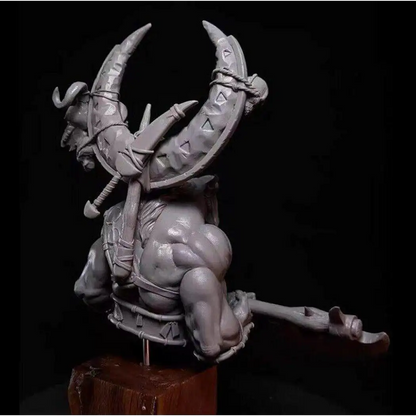 1/10 BUST Resin Model Kit Warrior Werewolf Monster Fantasy Unpainted - Model-Fan-Store