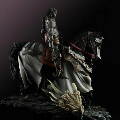 1/24 Resin Model Kit Saint George Medieval Knight Horseman Rider with base Unpainted - Model-Fan-Store