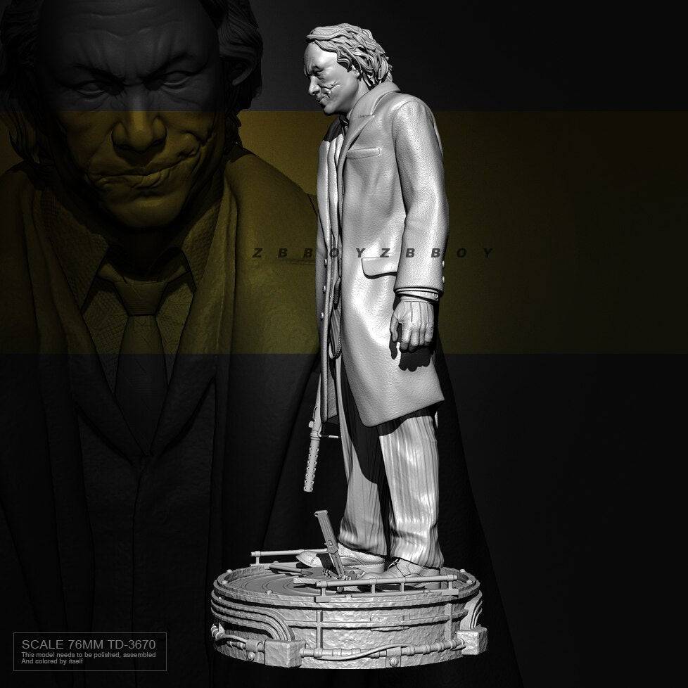 76mm Resin Superhero Model Kit Joker Unpainted - Model-Fan-Store