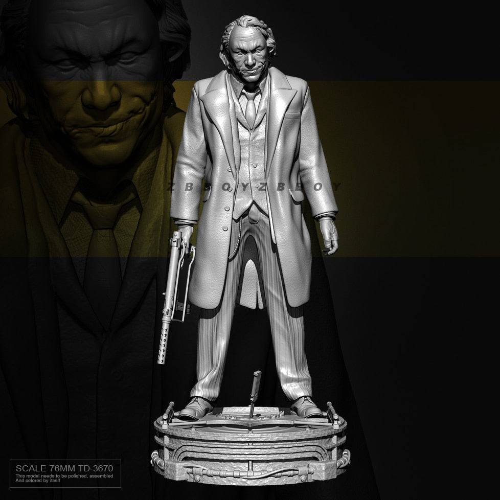 76mm Resin Superhero Model Kit Joker Unpainted - Model-Fan-Store