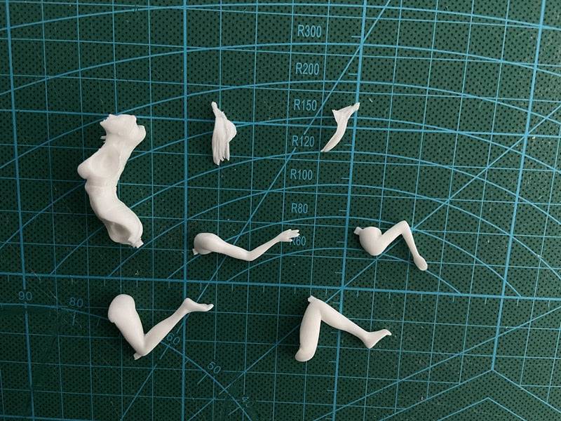 1/20 Resin Model Kit Asian Beautiful Girl Fantasy Unpainted - Model-Fan-Store