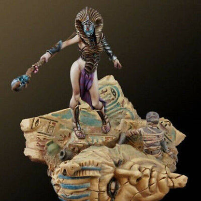 1/32 54mm Resin Model Kit Egypt Mummy Queen Fantasy Unpainted - Model-Fan-Store