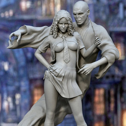 Digital STL Hermione and Voldemor