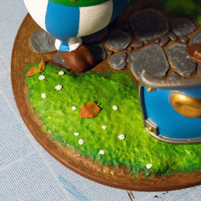 Digital STL Obelix baffe un romain Diorama