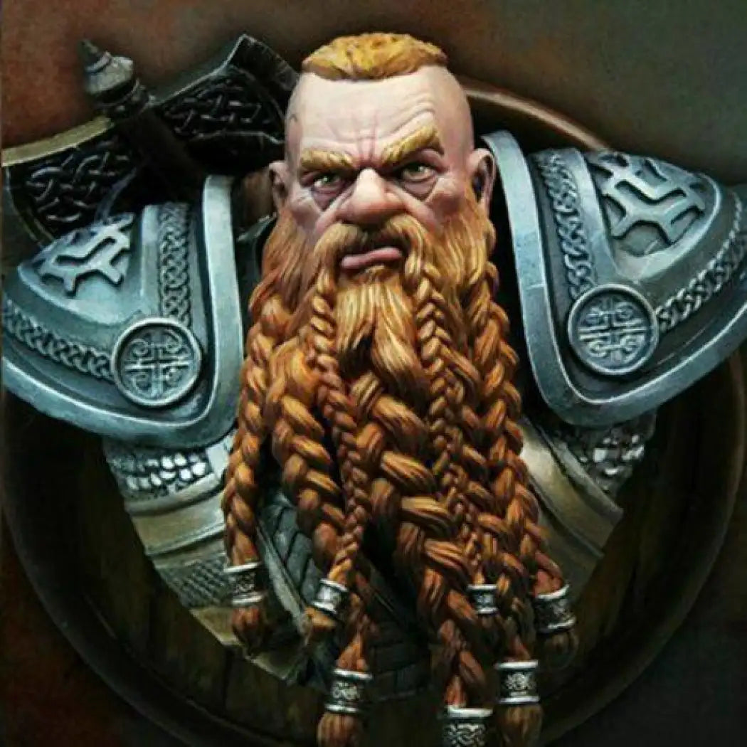 1/10 BUST Resin Model Kit Dwarf Khalgrim Warrior Warcraft Unpainted - Model-Fan-Store