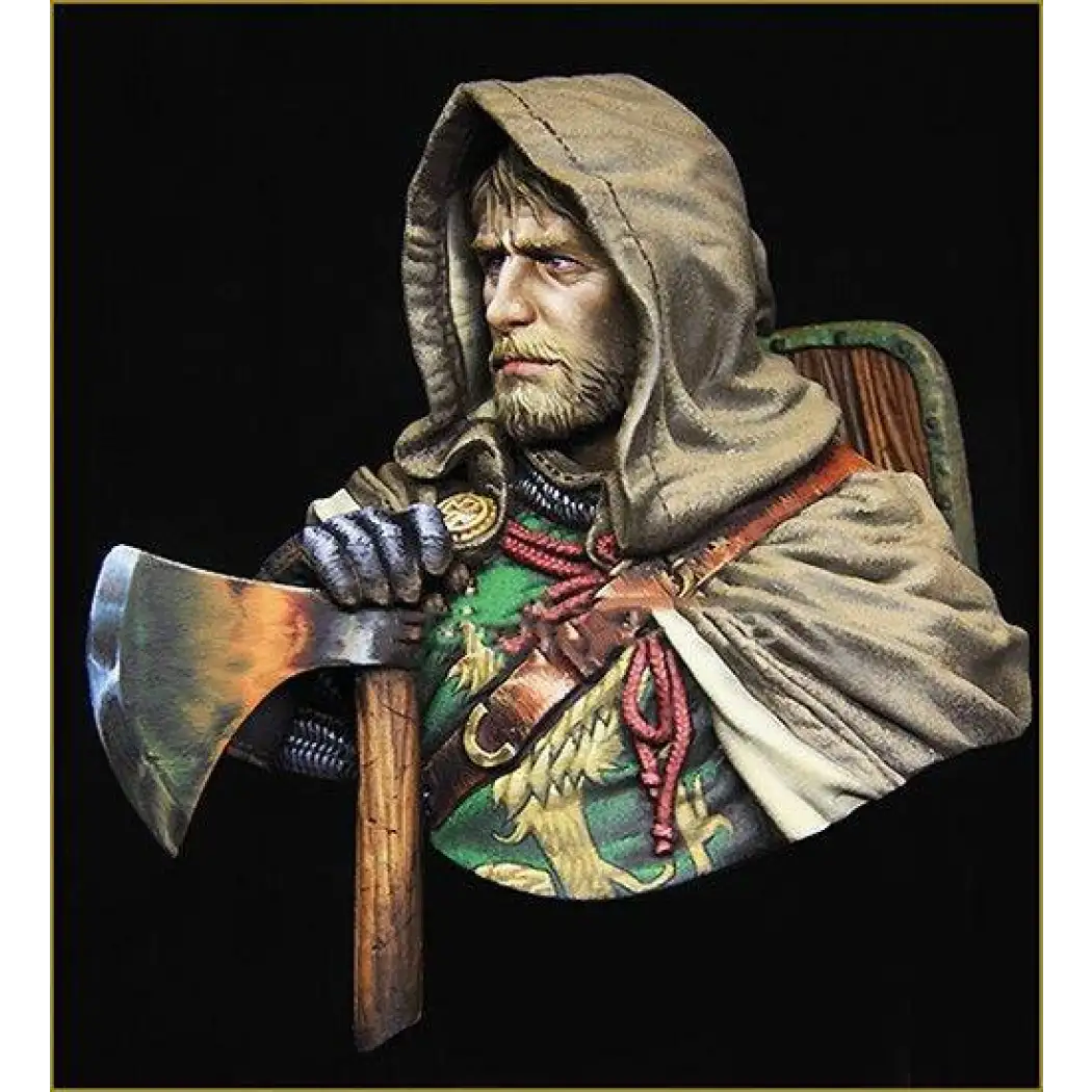 1/10 BUST Resin Model Kit Medieval European Knight Warrior Unpainted - Model-Fan-Store