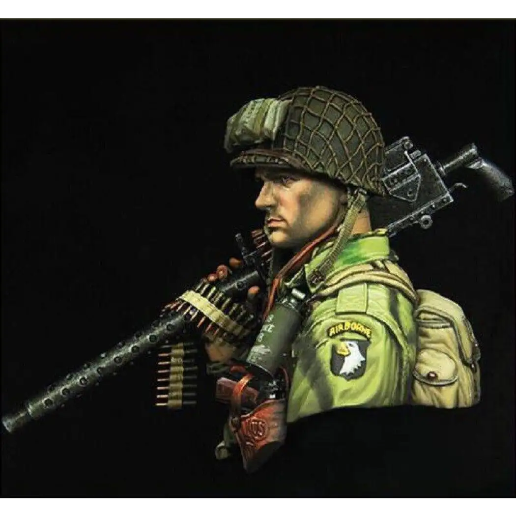 1/10 BUST Resin Model Kit US Army Soldier 101st Airborne WW2 Unpainted - Model-Fan-Store